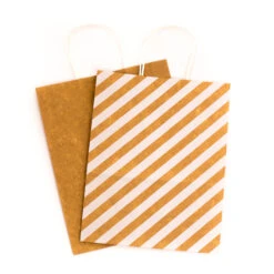 Hallmark 12.5" 12-Pack Assorted Kraft Paper Gift Bags -Hallmark Decoration Store 12.5 Prints and Solids 12Pack Assorted Gift Bags 5EGB6049 04
