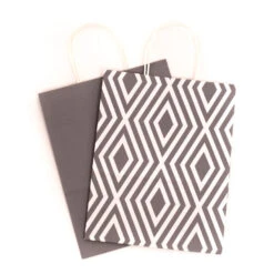 Hallmark 12.5" 12-Pack Assorted Kraft Paper Gift Bags -Hallmark Decoration Store 12.5 Prints and Solids 12Pack Assorted Gift Bags 5EGB6049 09