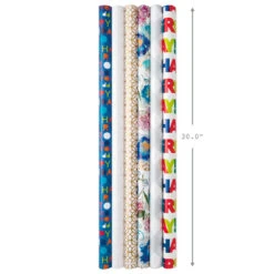 Hallmark All Occasions Wrapping Paper Rolls, 6 Pack -Hallmark Decoration Store All Occasions Wrapping Paper Rolls 6 Pack 5JXW1745 03