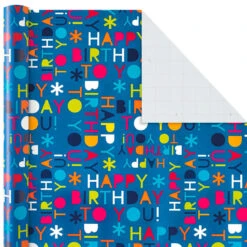 Hallmark All Occasions Wrapping Paper Rolls, 6 Pack -Hallmark Decoration Store All Occasions Wrapping Paper Rolls 6 Pack 5JXW1745 04