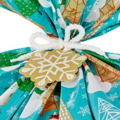 Hallmark Snowmen On Blue And Snowflakes On Red 2-Pack Giant Plastic Christmas Gift Bags -Hallmark Decoration Store Assorted Giant Plastic Christmas Gift Bags 5XGB1452 04