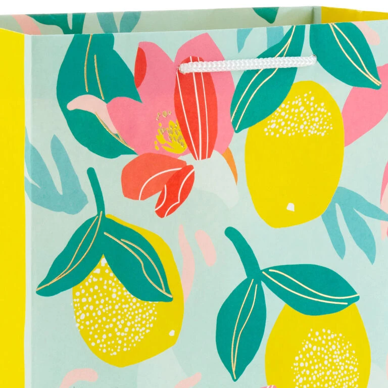 Hallmark Assorted Floral And Solid 8-Pack Medium And Large Gift Bags 5 Hallmark Assorted Floral And Solid 8-Pack Medium And Large Gift Bags - Image 4