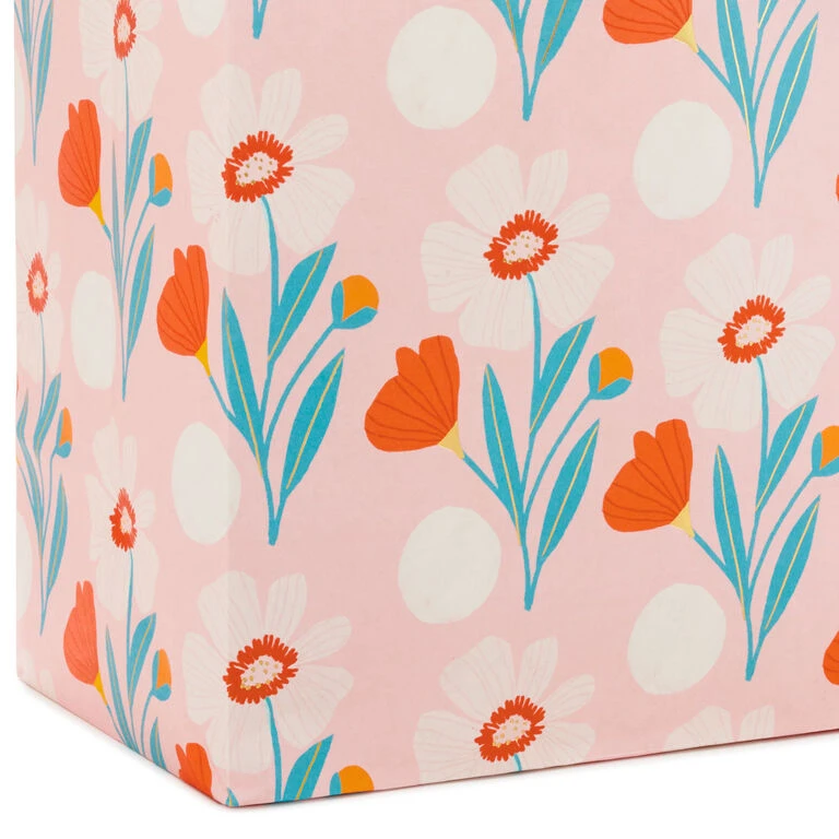 Hallmark Assorted Floral And Solid 8-Pack Medium And Large Gift Bags 6 Hallmark Assorted Floral And Solid 8-Pack Medium And Large Gift Bags - Image 5