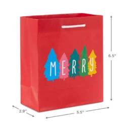 Hallmark 6.5" Sweet Surprises 8-Pack Small Christmas Gift Bags Assortment -Hallmark Decoration Store Assorted Small Christmas Gift Bags 5XGB1430 03