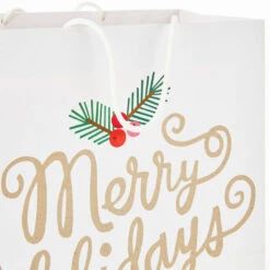 Hallmark Assorted Holiday Merry 8-Pack Small, Medium And Large Christmas Gift Bags -Hallmark Decoration Store Assorted Small Large Holiday Prints Christmas Gift Bags 5XGB1412 04