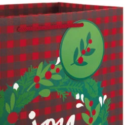 Hallmark Assorted Rustic Designs 8-Pack Small, Medium And Large Christmas Gift Bags -Hallmark Decoration Store Assorted Small Large Rustic Christmas Gift Bags 5XGB4894 04