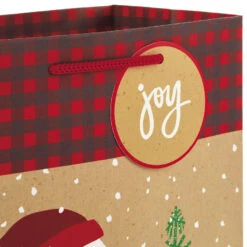Hallmark Assorted Rustic Designs 8-Pack Small, Medium And Large Christmas Gift Bags -Hallmark Decoration Store Assorted Small Large Rustic Christmas Gift Bags 5XGB4894 05
