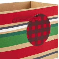 Hallmark Assorted Rustic Designs 8-Pack Small, Medium And Large Christmas Gift Bags -Hallmark Decoration Store Assorted Small Large Rustic Christmas Gift Bags 5XGB4894 06