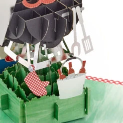 Hallmark Just For You BBQ Grill 3D Pop-Up Birthday Card -Hallmark Decoration Store BBQ Grill 3D PopUp Birthday Card 1299LAD2898 05