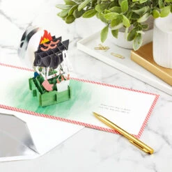 Hallmark Just For You BBQ Grill 3D Pop-Up Birthday Card -Hallmark Decoration Store BBQ Grill 3D PopUp Birthday Card 1299LAD2898 08