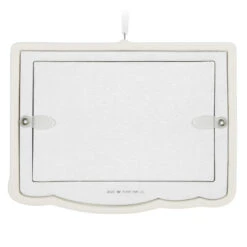 Hallmark Sweetest Dream Come True 2023 Porcelain Photo Frame Ornament -Hallmark Decoration Store Baby Sonogram Picture Frame Keepsake Ornament 1999QHX3117 06