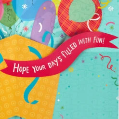 Hallmark 16" Fun Balloons Pop-Up Jumbo Birthday Card 13 Hallmark 16" Fun Balloons Pop-Up Jumbo Birthday Card -Hallmark Decoration Store Balloons for Fun Birthday Card 1299CBG1009 03
