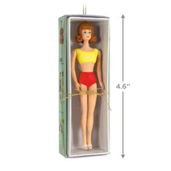 Hallmark Barbie™ Barbie's Best Friend, Midge™ Ornament -Hallmark Decoration Store Barbie Midge in Box Keepsake Ornament 1899QXI7009 03