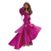 Hallmark Barbie™ Pink Collection™ 2023 Porcelain And Fabric Ornament -Hallmark Decoration Store Barbie in Hot Pink Dress Keepsake Ornament 4999QXI7007 01