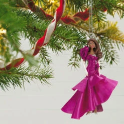 Hallmark Decoration Store -Hallmark Decoration Store Barbie in Hot Pink Dress Keepsake Ornament 4999QXI7007 02