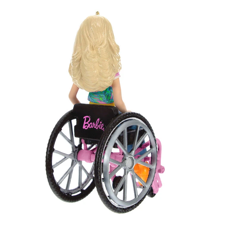 Hallmark Barbie™ Fashionista With Wheelchair Ornament 8 Hallmark Barbie™ Fashionista With Wheelchair Ornament - Image 6