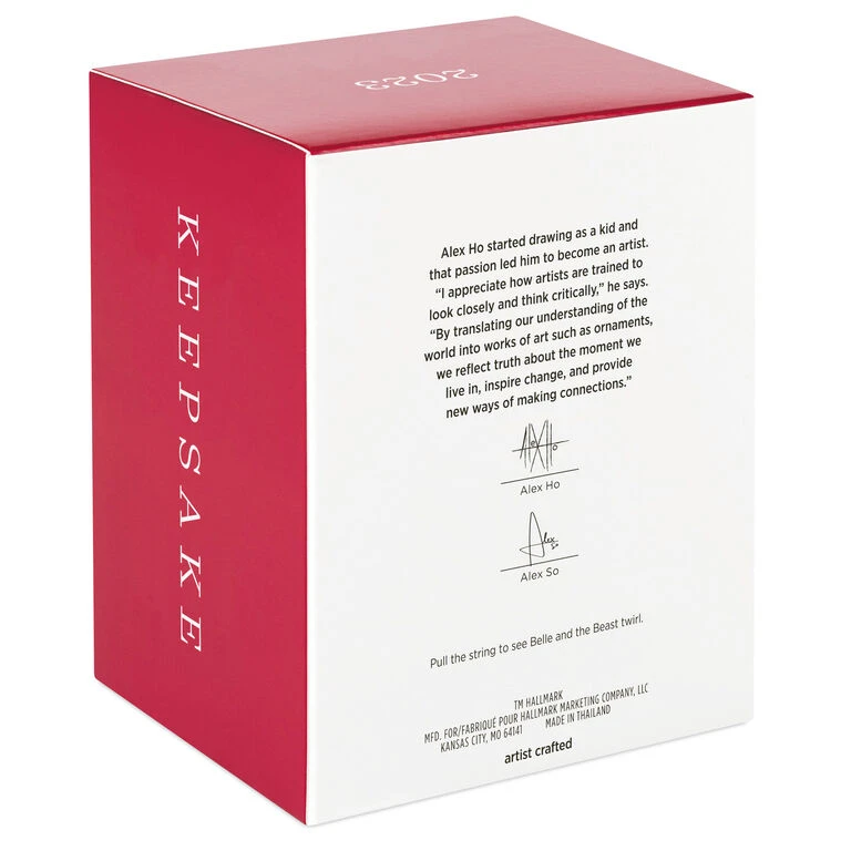 Hallmark Disney Beauty And The Beast Fairy-Tale First Dance Ornament 7 Hallmark Disney Beauty And The Beast Fairy-Tale First Dance Ornament - Image 5