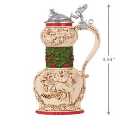 Hallmark Beer Stein 2023 Ornament -Hallmark Decoration Store Beer Stein Keepsake Ornament 1799QGO2487 03