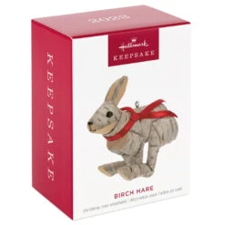 Hallmark Birch Hare Ornament -Hallmark Decoration Store Birch Wood Rabbit Keepsake Ornament 1599QGO2969 04