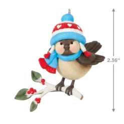 Hallmark Cozy Critters Special Edition Ornament -Hallmark Decoration Store Bird on Snowy Tree Branch Keepsake Ornament 1699QGO2797 03