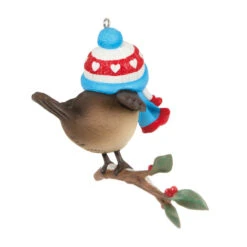 Hallmark Cozy Critters Special Edition Ornament -Hallmark Decoration Store Bird on Snowy Tree Branch Keepsake Ornament 1699QGO2797 06