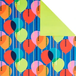 Hallmark Birthday Celebration 3-Pack Reversible Wrapping Paper -Hallmark Decoration Store Birthday Celebration 3Pack Reversible Wrapping Paper 5EWR2946 05