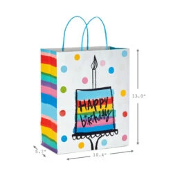 Hallmark Birthday Cheer 8-Pack Assorted Gift Bags -Hallmark Decoration Store Birthday Cheer Medium and Large Gift Bags 5EGB6365 03