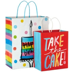 Hallmark Birthday Cheer 8-Pack Assorted Gift Bags -Hallmark Decoration Store Birthday Cheer Medium and Large Gift Bags 5EGB6365 05