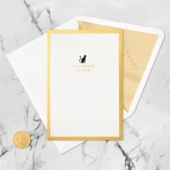 Hallmark Fun And Frightful 3D Pop-Up Halloween Card 17 Hallmark Fun And Frightful 3D Pop-Up Halloween Card -Hallmark Decoration Store Black Cat on Pumpkins 3D PopUp Halloween Card 1299IEH1003 06