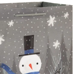 Hallmark Bulk Blue And Gray 18-Pack Holiday Gift Bags, Assorted Sizes And Designs -Hallmark Decoration Store Blue and Gray Holiday Gift Bags Bulk Pack 5XGB1425 06