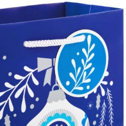 Hallmark Blue And Silver 8-Pack Holiday Gift Bags, Assorted Sizes And Designs 13 Hallmark Blue And Silver 8-Pack Holiday Gift Bags, Assorted Sizes And Designs -Hallmark Decoration Store Blue and Silver Holiday Gift Bags Bulk Pack XGB4895 06