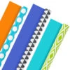 Hallmark Bold Patterns And Solids 3-Pack Reversible Wrapping Paper 2 Hallmark Bold Patterns And Solids 3-Pack Reversible Wrapping Paper -Hallmark Decoration Store Bold Patterns and Solids 3Pack Reversible Wrapping Paper 5EWR6429 01