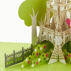 Hallmark Bonjour Eiffel Tower 3D Pop-Up Hello Card -Hallmark Decoration Store Bonjour Eiffel Tower 3D PopUp Hello Card 1299LAD9664 04