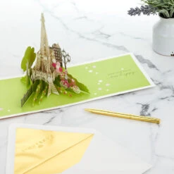 Hallmark Bonjour Eiffel Tower 3D Pop-Up Hello Card -Hallmark Decoration Store Bonjour Eiffel Tower 3D PopUp Hello Card 1299LAD9664 08