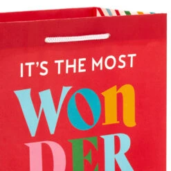 Hallmark Bright Wishes 8-Pack Christmas Gift Bags, Assorted Sizes And Designs -Hallmark Decoration Store Bright Wishes Assortment Christmas Gift Bags 5XGB1447 04