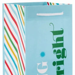 Hallmark Bright Wishes 8-Pack Christmas Gift Bags, Assorted Sizes And Designs -Hallmark Decoration Store Bright Wishes Assortment Christmas Gift Bags 5XGB1447 07