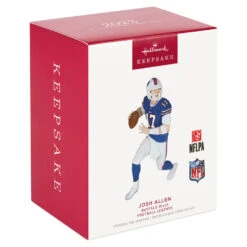 Hallmark NFL Buffalo Bills Josh Allen Football Legends Ornament -Hallmark Decoration Store Buffalo Bills Josh Allen Keepsake Ornament 2299QXR8247 04