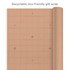 Hallmark Bulk Kraft Paper And White 2-Pack Wrapping Paper, 160 Sq. Ft. Total -Hallmark Decoration Store Bulk Brown and White Kraft Paper Wrapping Paper 5EWR2654 04