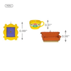 Hallmark Mini Friends Coffee Cup, Frame And Couch Ornaments, Set Of 3 11 Hallmark Mini Friends Coffee Cup, Frame And Couch Ornaments, Set Of 3 -Hallmark Decoration Store Central Perk Mug Couch Frame Keepsake Ornaments 2199QXM9257 03