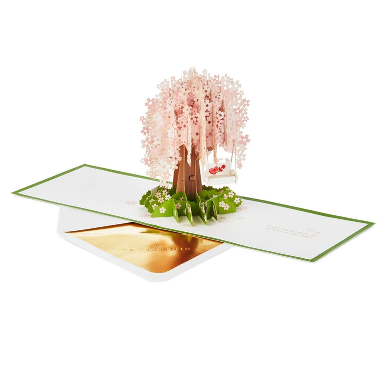 Hallmark One And Only Love Cherry Blossoms 3D Pop-Up Valentine's Day Card 4 Hallmark One And Only Love Cherry Blossoms 3D Pop-Up Valentine's Day Card - Image 2