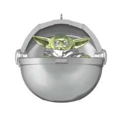 Hallmark Disney 100 Years Of Wonder Star Wars™ And Marvel Heroes Ornaments, Set Of 4 -Hallmark Decoration Store Chewie Grogu Black Panther Spiderman Keepsake Ornaments 5499QXI7447 03