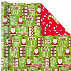 Hallmark Christmas Cheer 4-Pack Reversible Wrapping Paper Assortment, 150 Sq. Ft. 12 Hallmark Christmas Cheer 4-Pack Reversible Wrapping Paper Assortment, 150 Sq. Ft. -Hallmark Decoration Store Christmas Cheer Assortment Reversible Wrapping Paper 5JXW1736 04