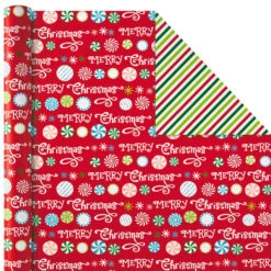 Hallmark Christmas Cheer 4-Pack Reversible Wrapping Paper Assortment, 150 Sq. Ft. 14 Hallmark Christmas Cheer 4-Pack Reversible Wrapping Paper Assortment, 150 Sq. Ft. -Hallmark Decoration Store Christmas Cheer Assortment Reversible Wrapping Paper 5JXW1736 06