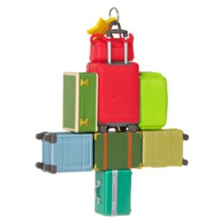 Hallmark Travel All The Way 2023 Ornament -Hallmark Decoration Store Christmas Tree of Luggage Keepsake Ornament 1899QGO2907 06