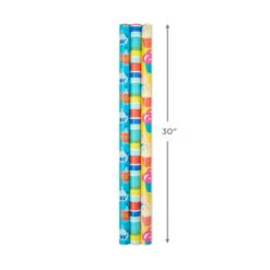 Hallmark Colorful Celebration 3-Pack Wrapping Paper, 55 Sq. Ft. Total -Hallmark Decoration Store Colorful Celebration 3Pack Wrapping Paper Rolls 5EWR6373 03