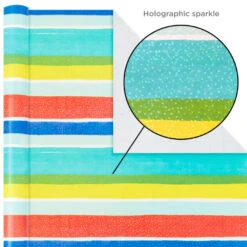 Hallmark Colorful Celebration 3-Pack Wrapping Paper, 55 Sq. Ft. Total -Hallmark Decoration Store Colorful Celebration 3Pack Wrapping Paper Rolls 5EWR6373 04