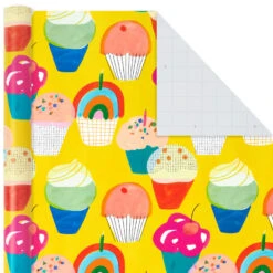 Hallmark Colorful Celebration 3-Pack Wrapping Paper, 55 Sq. Ft. Total -Hallmark Decoration Store Colorful Celebration 3Pack Wrapping Paper Rolls 5EWR6373 06