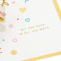 Hallmark Love You Always 3D Pop-Up Love Card 13 Hallmark Love You Always 3D Pop-Up Love Card -Hallmark Decoration Store Colorful Hearts 3D PopUp Love Card 1299LAD2904 03