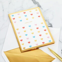 Hallmark Love You Always 3D Pop-Up Love Card 16 Hallmark Love You Always 3D Pop-Up Love Card -Hallmark Decoration Store Colorful Hearts 3D PopUp Love Card 1299LAD2904 06
