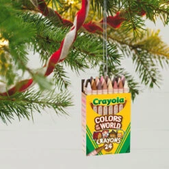 Hallmark Crayola® Colors Of The World Ornament -Hallmark Decoration Store Colors of the World Crayons Box Keepsake Ornament 1899QXI7347 02